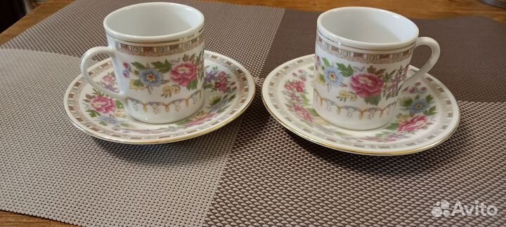 Фарфор кофейные пары Китай/СССР