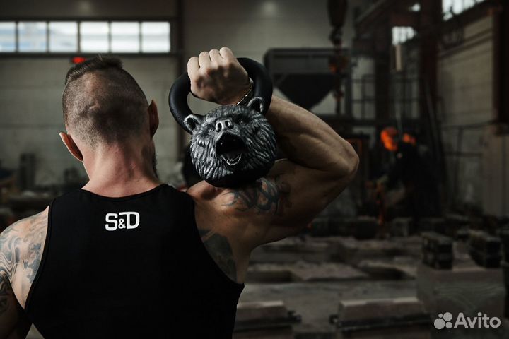 Гиря медведь 24 кг