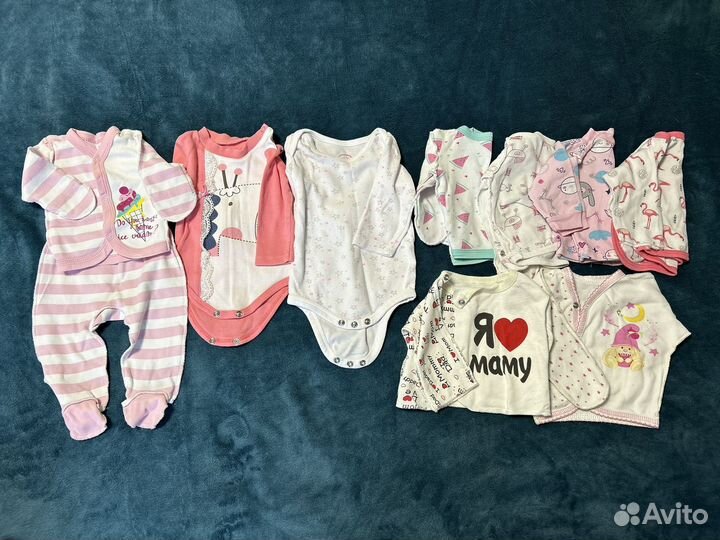 Вещи пакетом на девочку 56 62