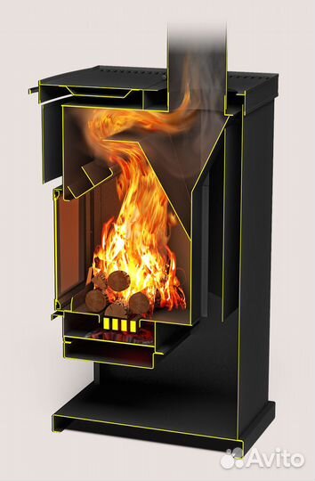 Камин Теплодар ов-120 угловой Теплодар