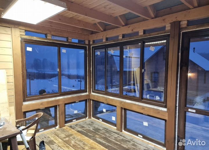 Окна пластиковые алюминиевые