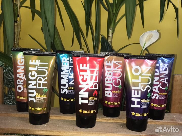 Крема для загара Soleo по 150 мл