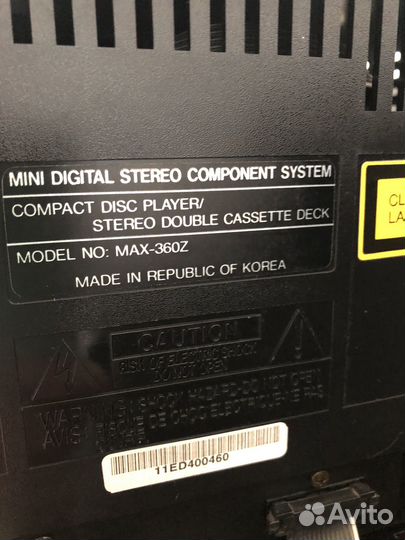 Музыкальный центр samsung max 360z