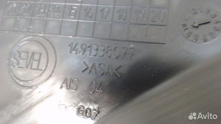 Жабо под дворники Peugeot 807, 2002