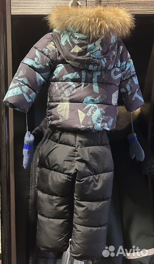 Зимний костюм на мальчика 74