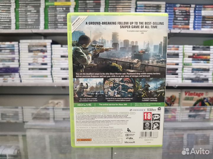 Sniper: Ghost Warrior 2 Xbox 360