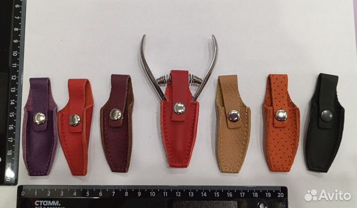 Чехол для кусачек из натуральной кожи