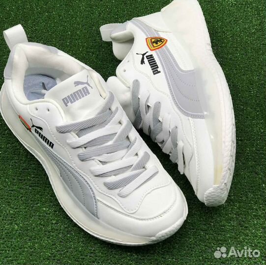 Новые белые мужские кроссовки Puma, размеры 41-45