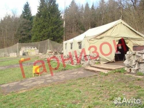 Палатка армейская брезентовая уз-68