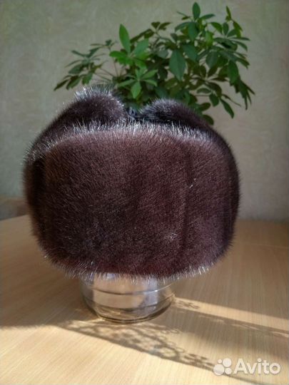 Норковая шапка мужская