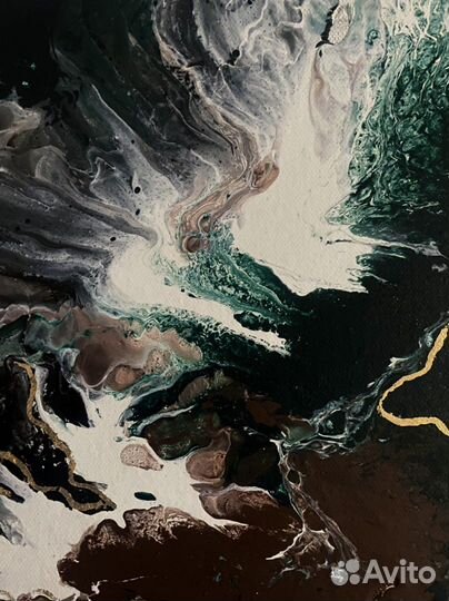 Картина Fluid art