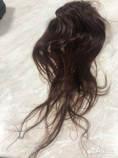 Шиньон из натуральных волос