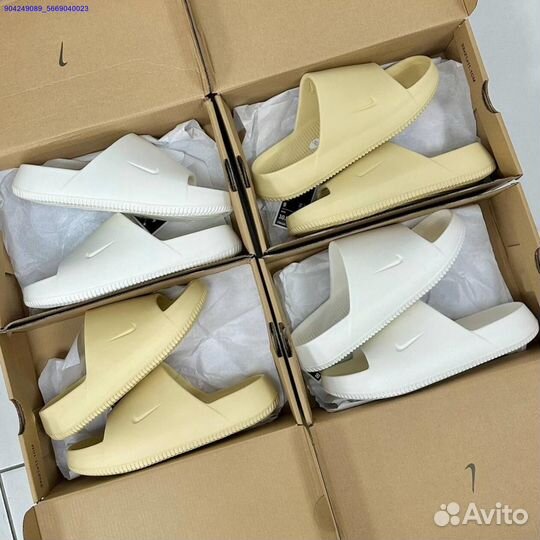 Шлепанцы Nike Calm Slide 41-45 (beige)