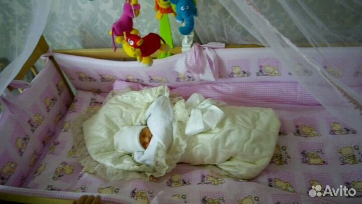 Конверт одеялко на выписку для новорожденного