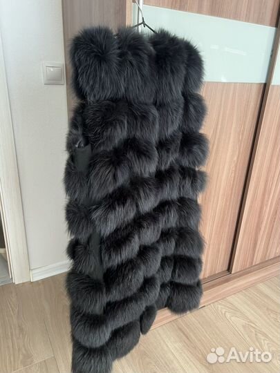 Жилетка натуральный мех