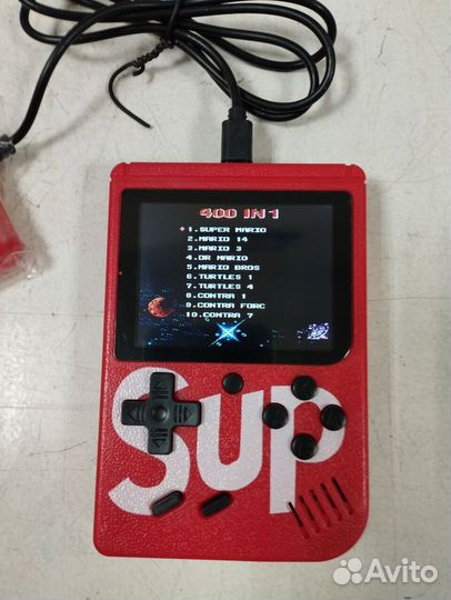 Портативная приставка Dendy с геймпадом 400 игр