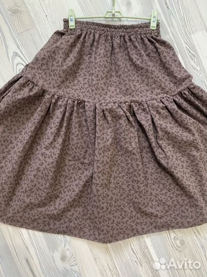 Юбка бохо теплая, ручная работа