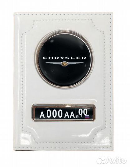 Обложка для автодокументов chrysler