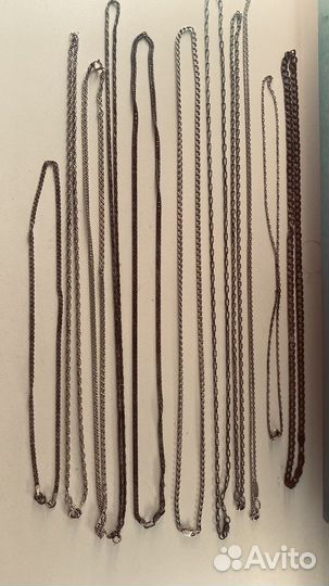 Серебряная цепочка,браслет