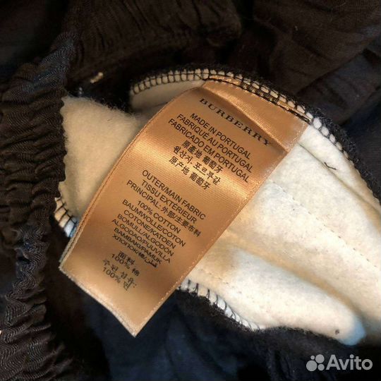 Теплые спортивные штаны Burberry оригинал