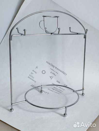 Держатель подставка этажерка для кружек тарелок