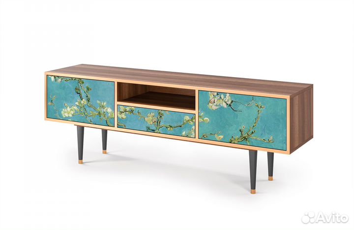 Тв-тумба T6 - Орех - Almond Blossom