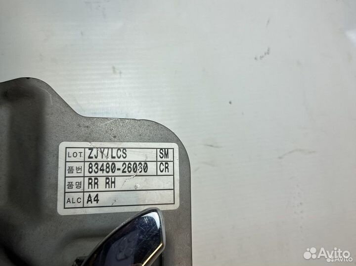 Стеклоподъемник задний правый Hyundai Santa Fe I