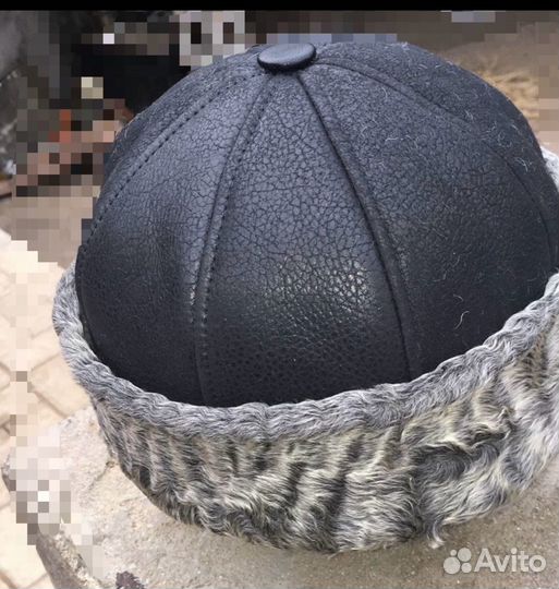 Шапка боярка с каракулем