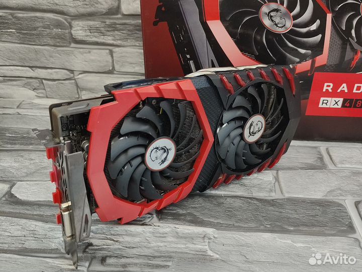 Видеокарта Msi Gaming RX 480580 8 Gb