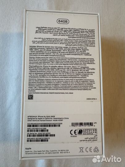 iPhone Xs, 64 ГБ