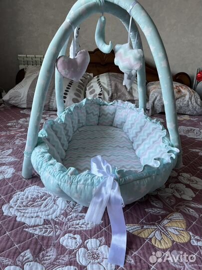 Кокон трасформер для новорожденного