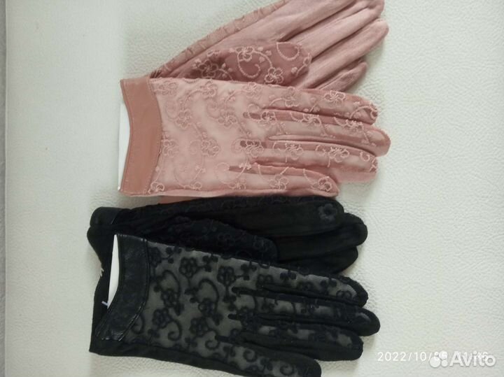 Перчатки женские гипюр