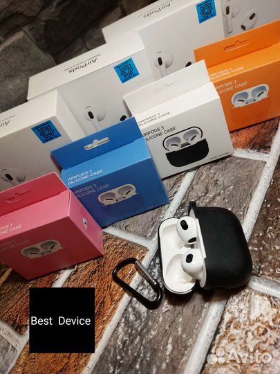 Airpods 3rd GN IOS 16 premium качество + чехол