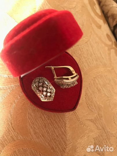 Серьги золото СССР