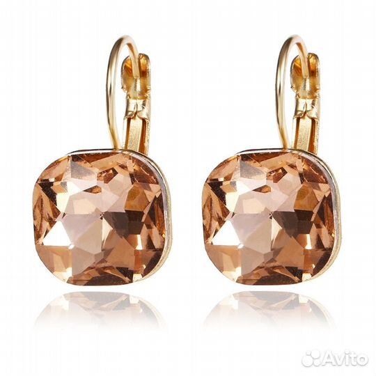 Серьги с кристаллами Swarovski