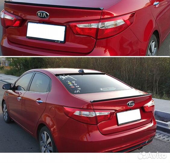 Лип спойлер универсальный резиновый черный 3,5*150