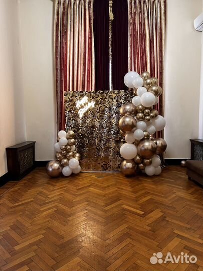 Блестящий фон фотозона