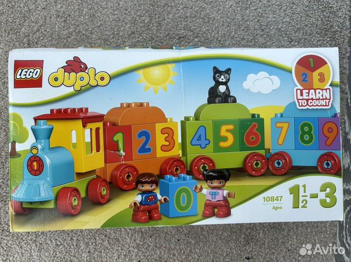 Lego duplo паровозик