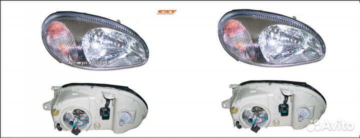 Фара daewoo chevrolet lanos 97