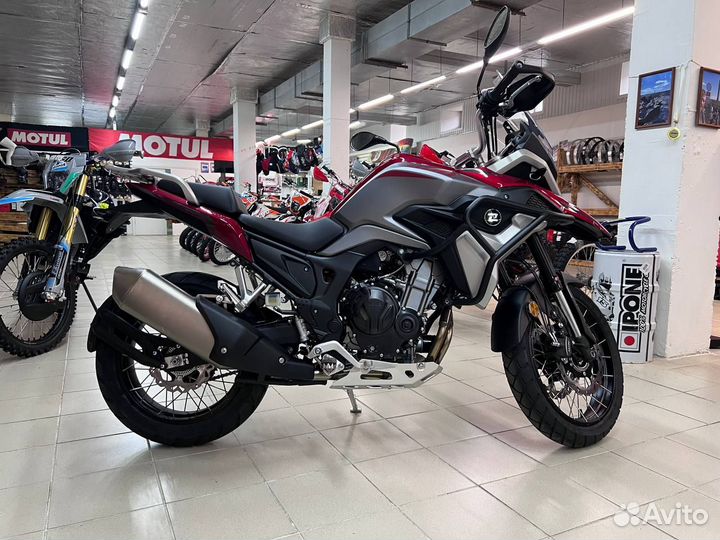 Мотоцикл Kove ADV 500x Синий и Красный наличие