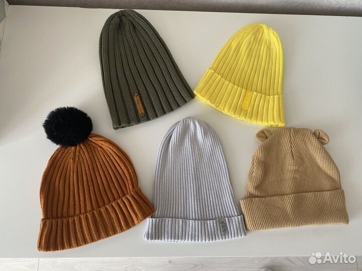 Шапки демисезонные 2-4г мальчикам