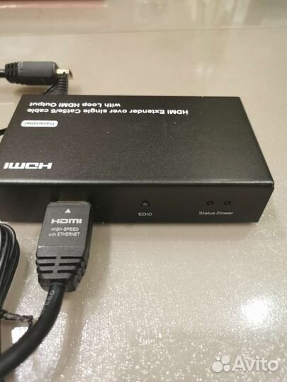 Удлиннитель hdmi irda по витой паре