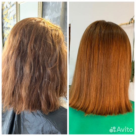 Кератиновое выпрямление