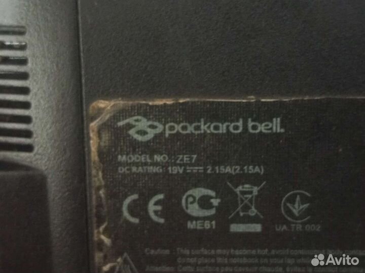 Packard bell ZE7
