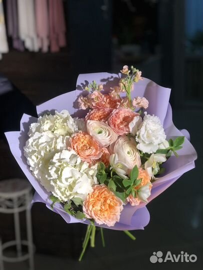 Живые цветы букеты