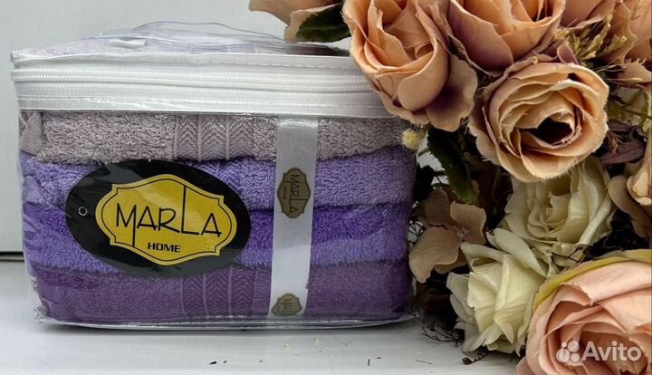 Набор полотенец 50*90, 4шт Турция