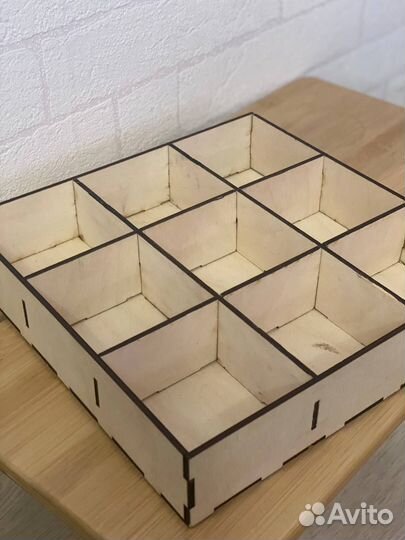 Органайзер 9 ячеек без крышки (мебельный)