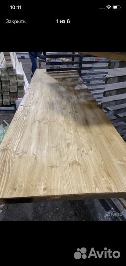 Столешница из дерева сосна PLT-5252