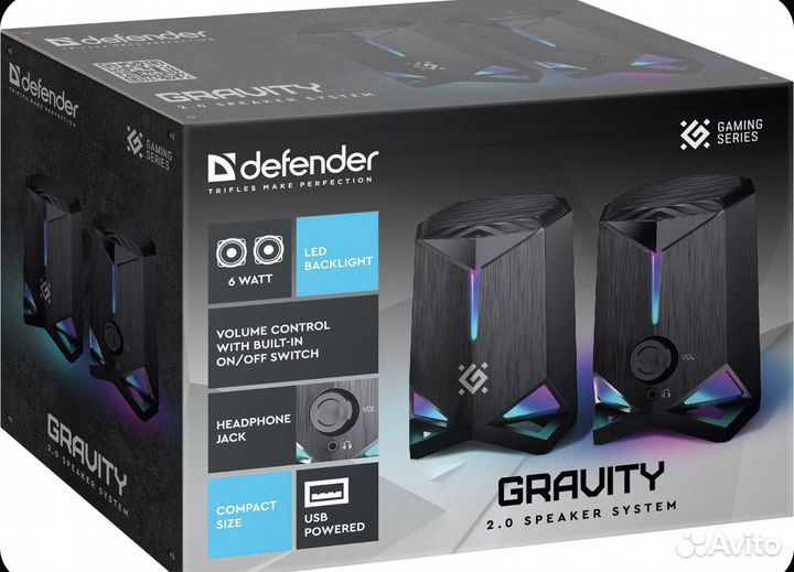 Defender Колонки для компьютера Gravity 6 Вт