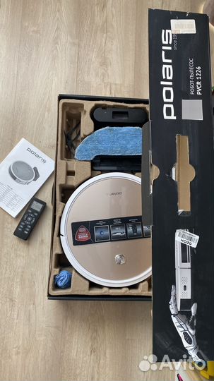 Робот пылесос polaris pvcr 1226 iq, золотой